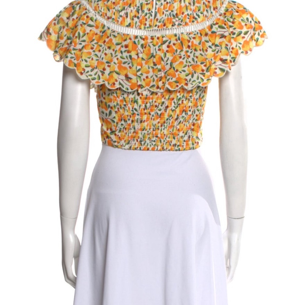 FARM Rio Citrus Blossom Ruffle Blouse - Picture 4 of 6